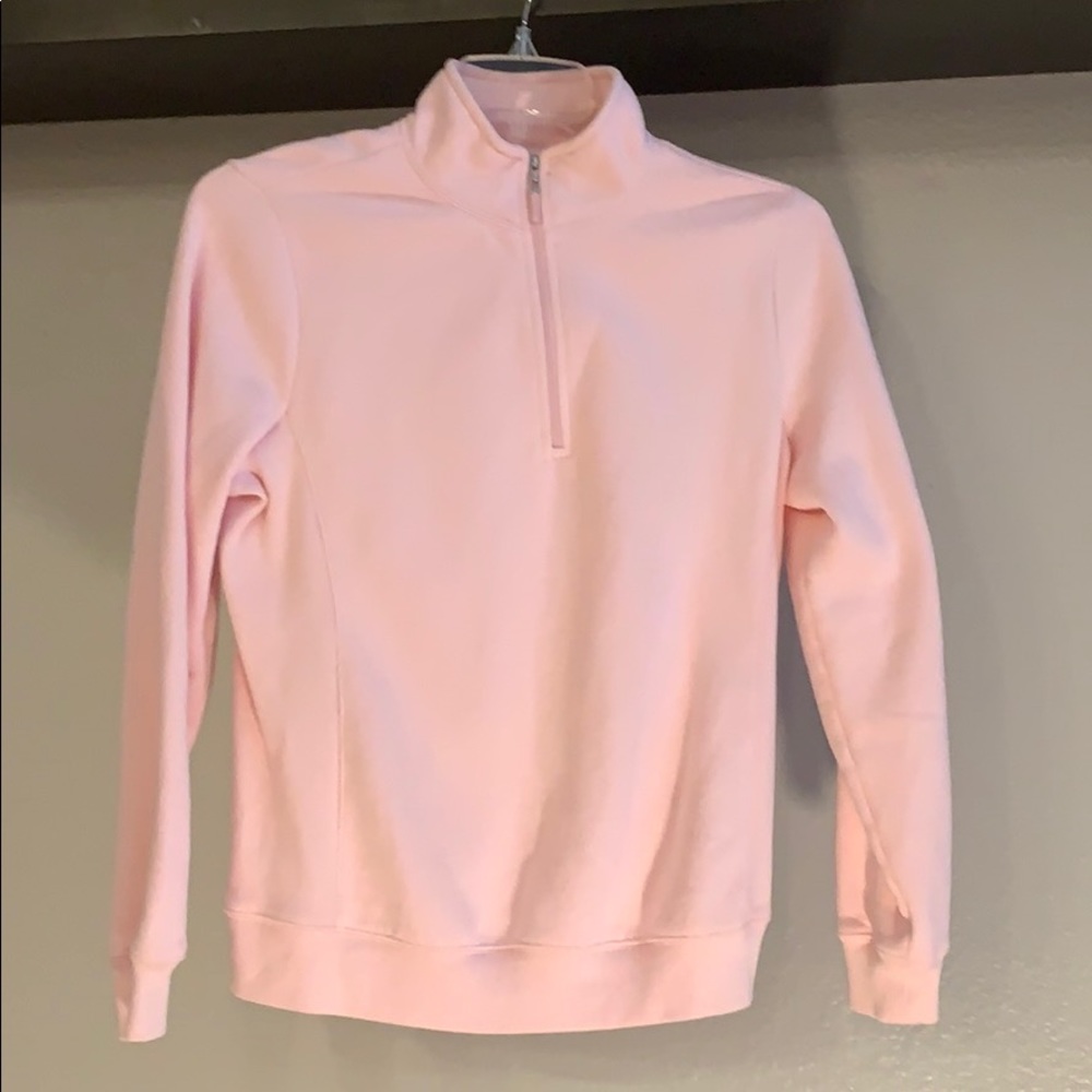 IZOD BRAND NEW SIZE MEDIUM PINK FLEECE PULLOVER